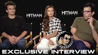 Rupert Friend, Hannah Ware, & Zachary Quinto Interview - Hitman: Agent 47 (HD) 2015