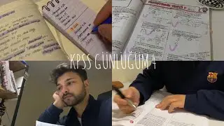 Kpss Derece Günlüğüm 4 | Erken kalkıp ders çalışmak,bolca soru