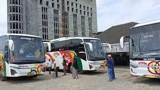 Banyak Penumpang Ke Padang Naik Bus NPM Dari Loket Medan. 