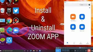 How To install & Uninstall ZOOM APP in Laptop || ZOOM APP ON PC