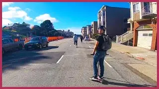 RIDING MY SCOOTER IN SAN FRANCISCO!