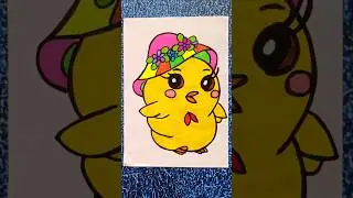 How to draw a Baby Chick 🐣🎨