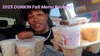 2025 DUNKIN FALL MENU TASTE TEST | Did dunkin outdo themselves???