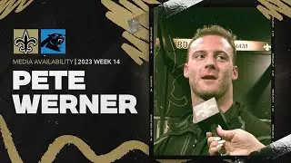 Pete Werner talks his health status, Panthers offense | New Orleans Saints