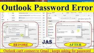 Gmail to Outlook Configuration / Outlook Password Error / Gmail Account to Outlook in Tamil