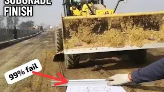 Civil Engineering Hacks⚠️: Subgrade Finishing Paper Test Method✔️ #construction #roadconstruction