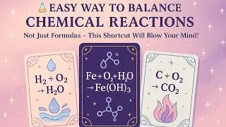4 Types of Balancing Chemical Reactions + Fun Quiz! | Simple Chemistry Explained with Slides Part 1