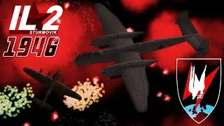 Full IL-2 1946 mission: He-219 Uhu - Nightfighting in BAT