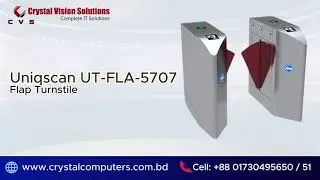 Flap Barrier Gate Price in Bangladesh | High Security Barrier | Crystal Vision Solutions