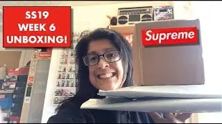 SUPREME SS19 WEEK 6 UNBOXING! - SPRING TEES
