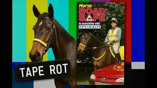 TAPE ROT: Horse Magazine Road Safe with Peugeot Promotional Tape 1998 Boring Video