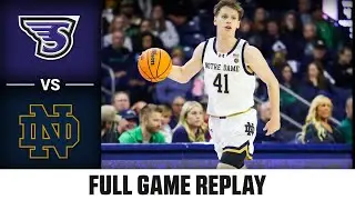 Stonehill vs. Notre Dame Full Game Replay | 2024-25 ACC Men’s Basketball