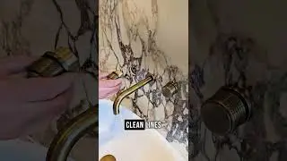 Recessed tap installation