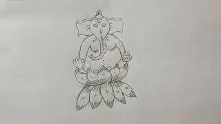 @how to draw ganapati picture @anjudrawingshorts928  @drawingwiffwaffles  @asmrRus