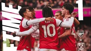  Arsenal vs West Ham 1:0 || D.Rice Tapping Goal || CRAZY CELEBRATIONS 