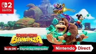 Donkey Kong Bananza : &Icirc;le de DK et Course aux &eacute;meraudes &ndash; Disponible ! (Nintendo Switch 2)