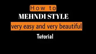 Mehandi design simple front| Arabic mehandi design front hand simple and easy|