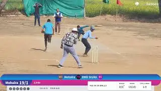 BMD SIGRA vs Mohalra live cricket match |  BBC Bharaf cricket tournament  live - Bharaf Mahendragar