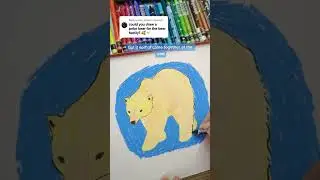 Polar Bear drawing! - Animal Pastel Artist Series