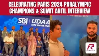 Celebrating Paris 2024 Paralympic Champions | Sumit Antil Interview | SBI Felicitation Event
