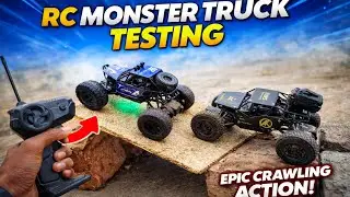 RC Monster Truck Testing Extreme Offroad Climbing & Power Test | 4x4 RC Cars