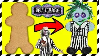 Украшение для печенья «Пряничный человечек» в стиле BEETLEJUICE