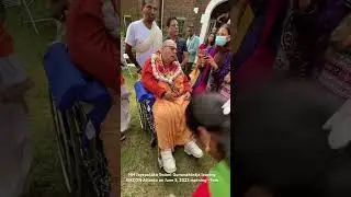 HH Jayapatākā Swāmī Gurumahārāja leaving ISKCON Atlanta on June 05, 2023, morning