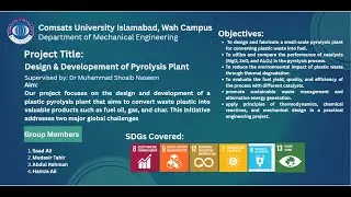 Design and development of pyrolysis plant for plastic using Catalyst.