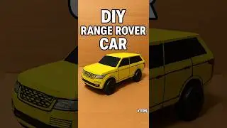 DIY Cardboard Range Rover Car 🚗🔥  #carrestorationproject #cardboardcar #diy #carmodel #craft