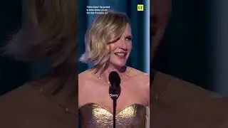 Rhea Seehorn accepts the #goldenglobe award for Best Female Actress in a TV Drama 💛