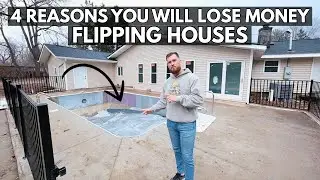 Top Four Reasons you Will Lose Money Flipping Houses! The Real Side of Real Estate! Columbus, Ohio
