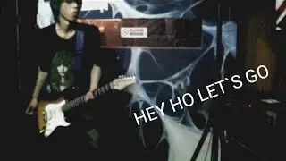 blitzkrieg bop - ramones - guitar cover - rifkiritmik #ramones #johnnyramone #joeyramone #rocknroll