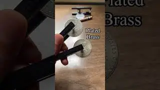 American Silver Eagle vs Silver Plated Brass - Ping Test