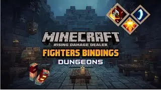 Fighters bindings DPS build | Rising damage dealer | minecraft dungeons
