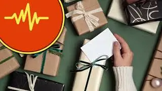 Opening Christmas Gift Box and unwrapping presents Sound Effect