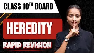 Heredity 🔬 Rapid Revision LIVE | Class 10 Science | Brain Gain Academy #science #cbseclass10 #cbse