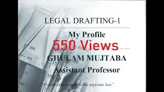 Interlocutory Applications [Legal Drafting]Part 1