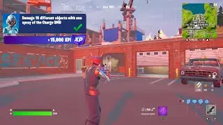 Fortnite - Damage 10 Different Objects With One Shot Of The Charge SMG (WEEK 10 Challenges)