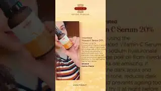 C𝐨𝐧𝐜𝐞𝐧𝐭𝐫𝐚𝐭𝐞𝐝 𝐕𝐢𝐭𝐚𝐦𝐢𝐧 𝐂 𝐬𝐞𝐫𝐮𝐦 𝐰𝐢𝐭𝐡 𝐬𝐨𝐝𝐢𝐮𝐦 𝐡𝐲𝐚𝐥𝐮𝐫𝐨𝐧𝐚𝐭𝐞 𝐚𝐧𝐝 𝐨𝐫𝐚𝐧𝐠𝐞 𝐩𝐞𝐞𝐥 𝐨𝐢𝐥 𝐟𝐫𝐨𝐦 @inveda.in