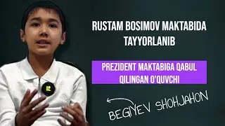 Prezident maktabiga kirgan oʻquvchi va onasi bilan suhbat.