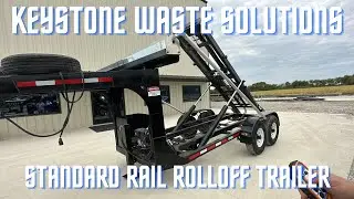 New Keystone Dumpster Rolloff Trailer Is Here - Check Out The Features!