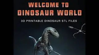 3D Printable Dinosaurs | Creality Cloud x DD3D Studio