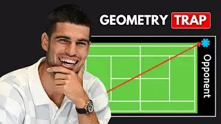 Carlos Alcaraz&rsquo;s Geometry Trap &mdash; Why He&rsquo;s Almost Impossible to Defend