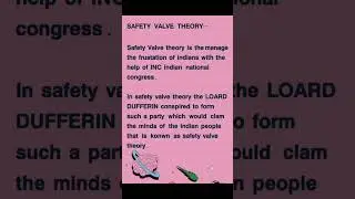 #safetyvalvetheory #definition  #politicalscience it is important definition for exam point of view