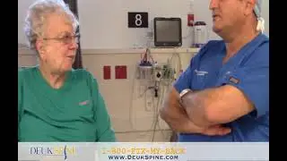 One Hour Post-Op After THREE LEVEL Laser Spine Surgery