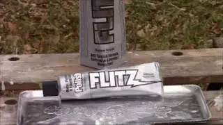 Полировка алюминия пастой Flitz Metal Polish Paste