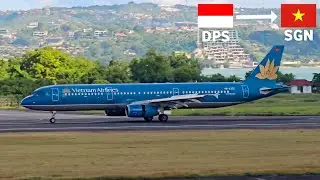 NEW FULL SERVICE FLIGHT FROM 🇻🇳 | VIETNAM AIRLINES VN 640 DENPASAR - HO CHI MINH CITY ECONOMY CLASS