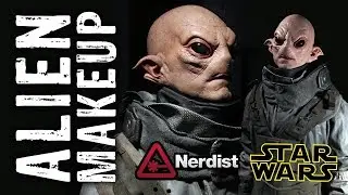 Starwars Alien Makeup Timelapse for Nerdist.