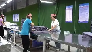 ​​​​​​​The process of making Bed Sheet Set in China Factory