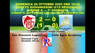 2025/10/26 San Giovanni Lupatoto - Valle Agno Academy